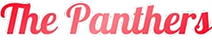 The Panthers logo in red and white
